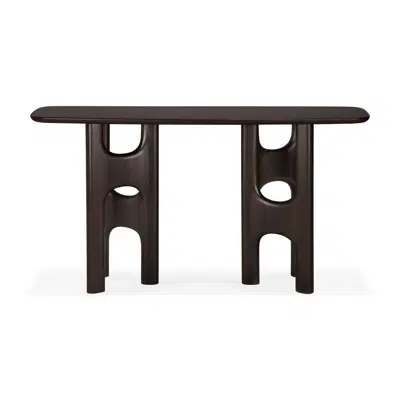 Image for Flow console - varnished mahogany - rose brown  150x40x79 cm