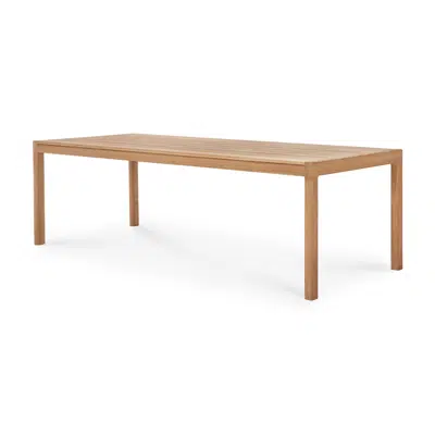 Jack outdoor table - teak - rectangular - 300x110x76 cm图像