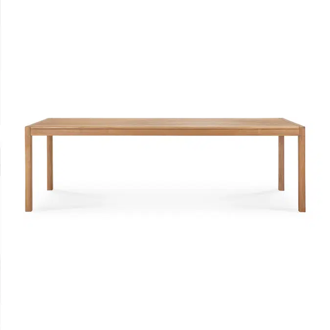 Jack outdoor table - teak - rectangular - 300x110x76 cm