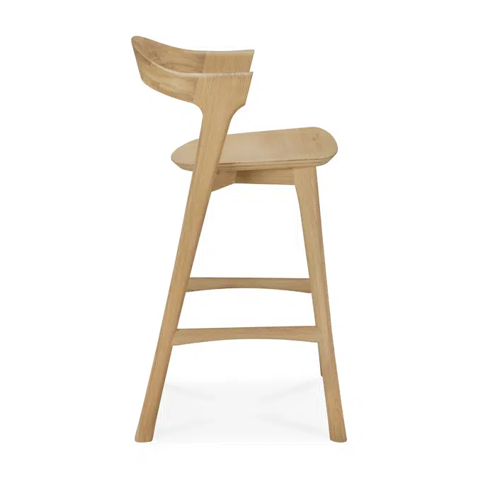 Bok counter stool - oak - 50x50x93 cm