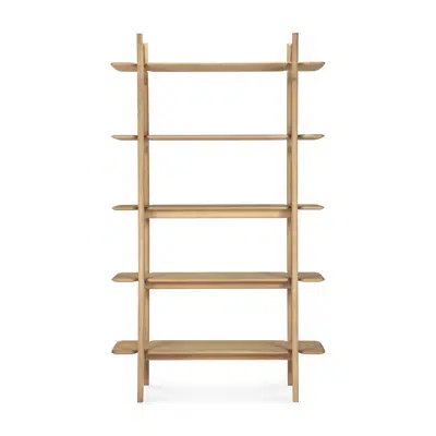 Image for PI rack - oak - 5 shelves - 110x39x187 cm