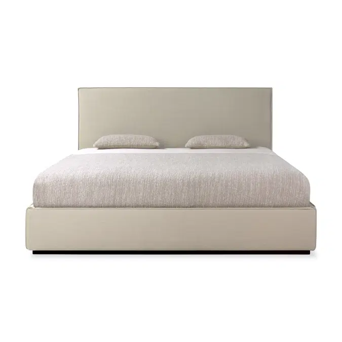 Revive bed - Sand linen - mattress 180x200 - without slats - removable cover - 188x214x109 cm