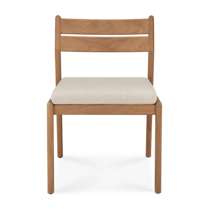 Jack outdoor chair - teak - Natural fabric - 53x60x81 cm