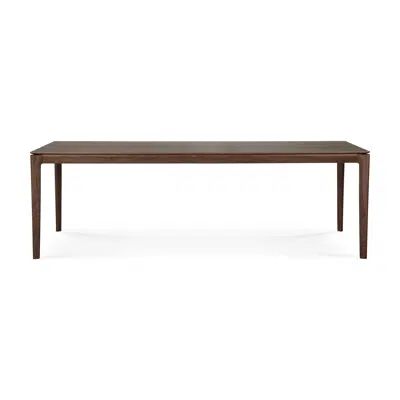 Image for Bok table - varnished teak - brown - rectangular - 240x100x76 cm