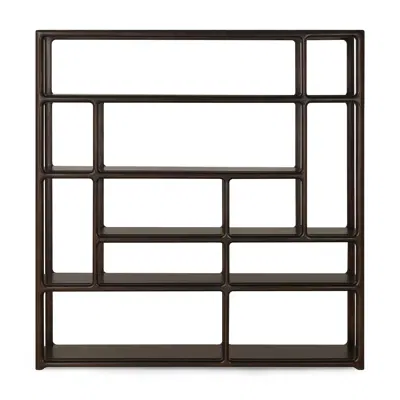 Image for Eda rack - varnished mahogany - rose brown - 180 x 40 x 184 cm