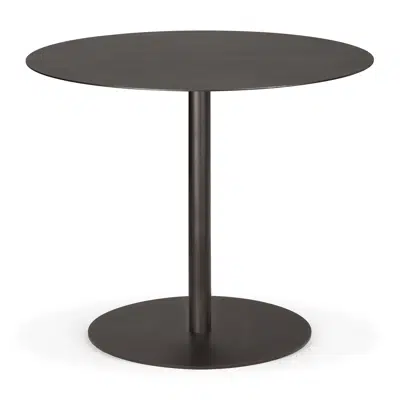 Obrázek pro Blend table - metal top - Dark Bronze - Dark Bronze base - round - 90x90x76 cm