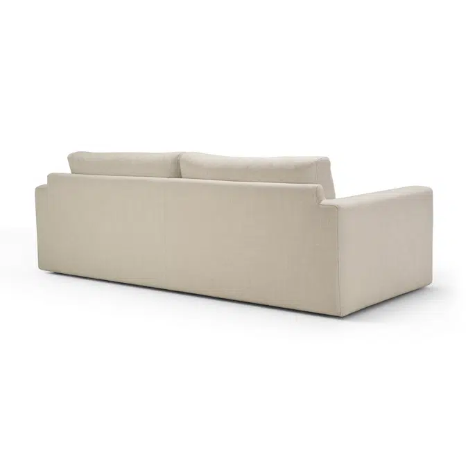 Ease sofa - 3 seater - Leche fabric - 210 x 92 x 75 cm