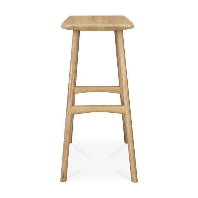 Osso counter stool - oak - 57x33x67 cm