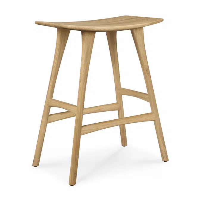 Osso counter stool - oak - 57x33x67 cm