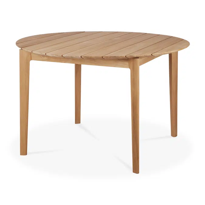 Bok outdoor table - teak - round - 125x125x76 cm