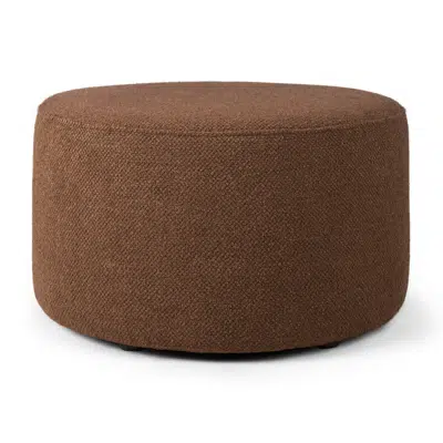 Image for Barrow pouf - Copper fabric - 60x60x35 cm