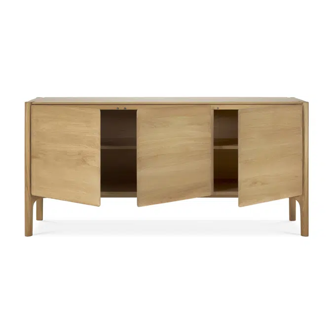 PI sideboard - oak - 3 doors - 174x45x83 cm