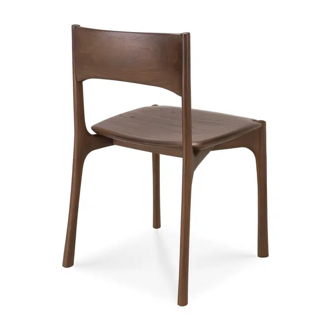 PI dining chair - varnished teak - brown 48x53x79 cm
