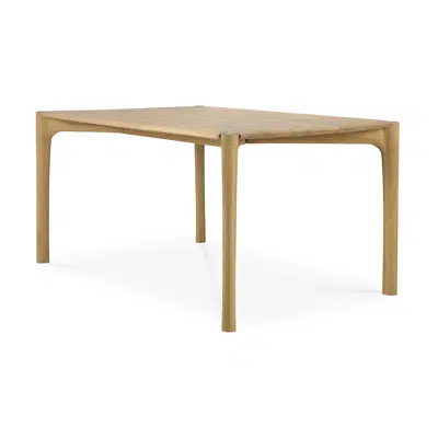 Image for PI table - oak - rectangular - 160x80x76 cm