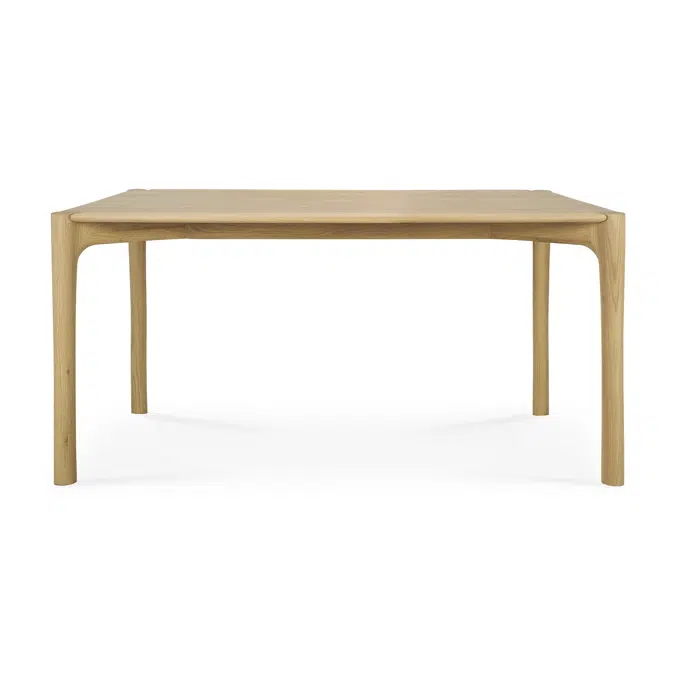 PI table - oak - rectangular - 160x80x76 cm