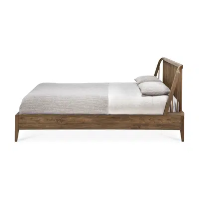 Immagine per Spindle bed - reclaimed teak - US Queen - with slats - 163x213x97 cm