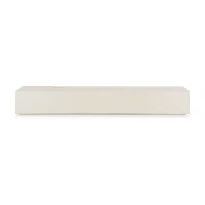 Image for Elements floor shelf - varnished Microcement - Off White 220x45x30 cm