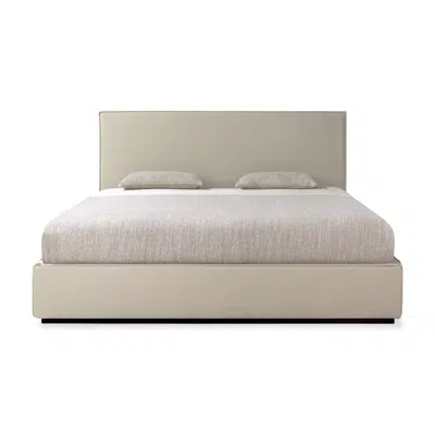 Immagine per Revive bed - Sand linen - US King - with slats - removable cover - 201x217x109 cm