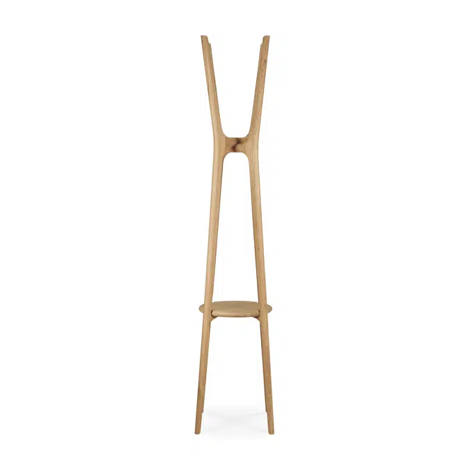 PI coat stand - oak - 50x50x184 cm