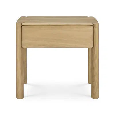 Image for PI bedside table - oak - 1 drawer - 60x38x53 cm