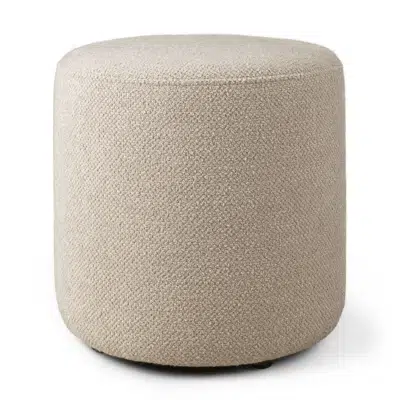 Image for Barrow pouf - Off White fabric - 40x40x40 cm