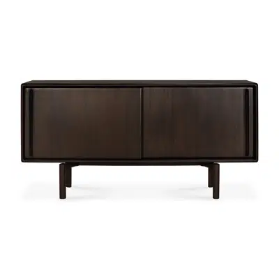Image for Flow sideboard - varnished mahogany - rose brown - 2 sliding doors - 168x45x82 cm