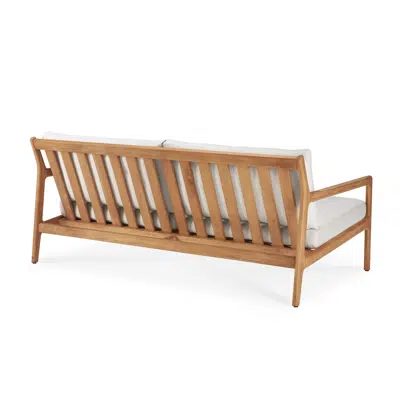 Image for Jack outdoor sofa - teak - Off White fabric - 2+ seater - 180x90x74 cm