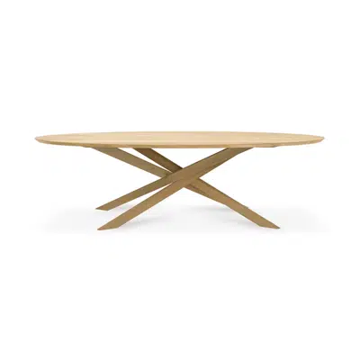 Image for Mikado table - oak - oval - 267x138x76 cm