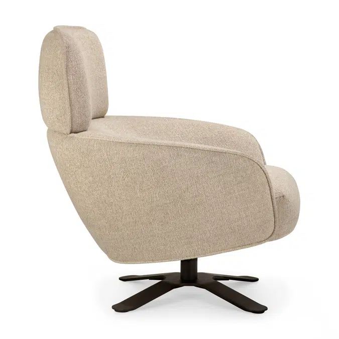 Merge lounge chair - Loam fabric - 87 x 88 x 102 cm