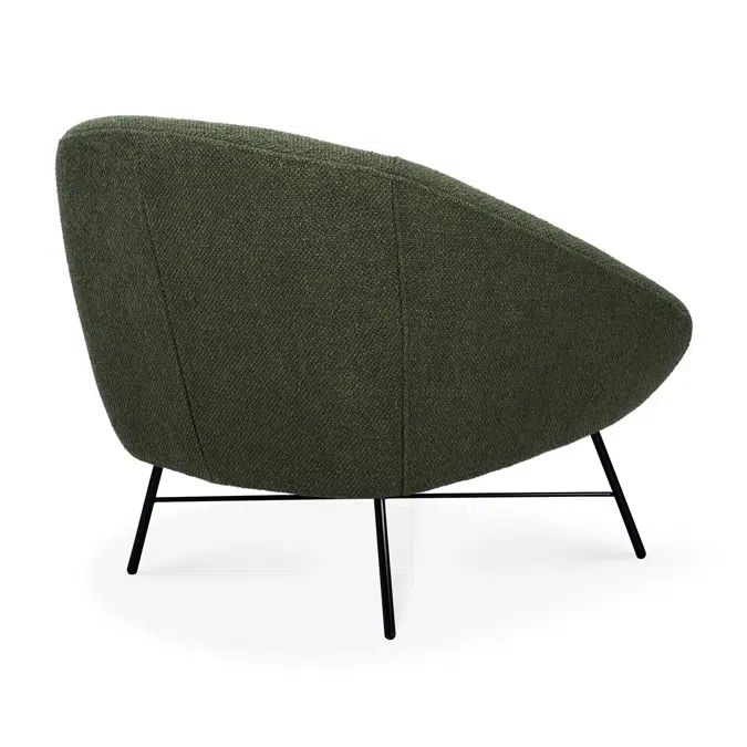 Barrow lounge chair - Pine Green fabric - 81x79x71 cm