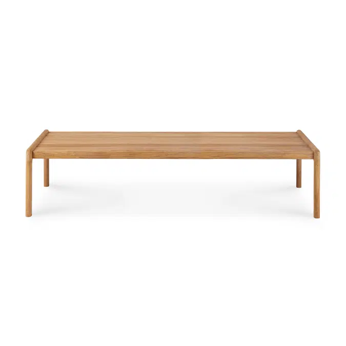 Jack outdoor coffee table - teak - rectangular - 150x65x35 cm