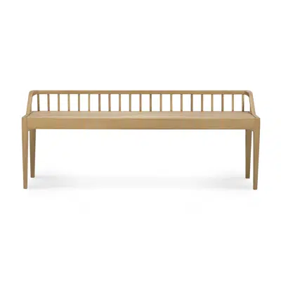 billede til Spindle bench&nbsp; - oak - 150x35x60 cm