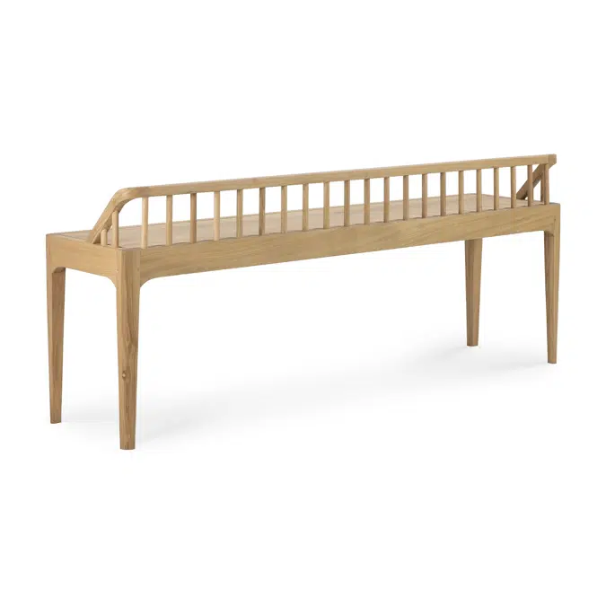Spindle bench&nbsp; - oak - 150x35x60 cm