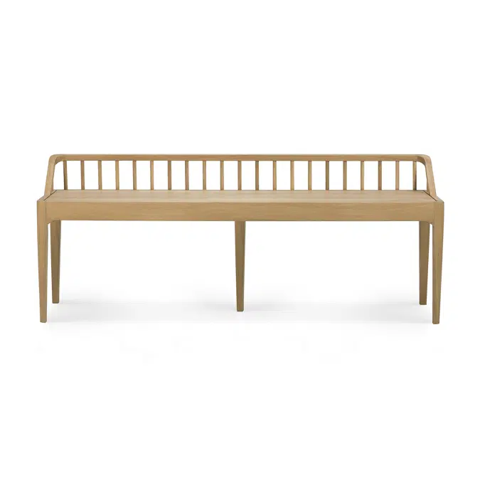 Spindle bench&nbsp; - oak - 150x35x60 cm