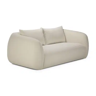 Image for Figur sofa - Chalk fabric - 2 seater 204x107x72 cm