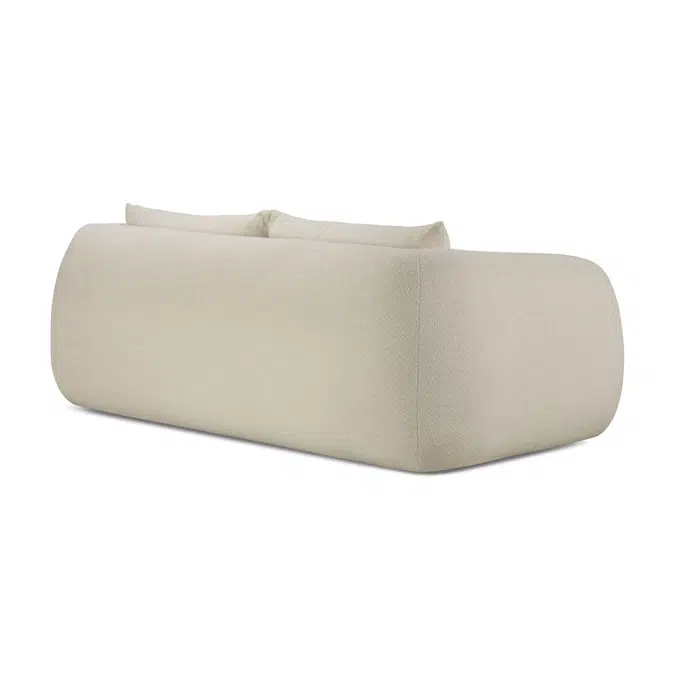 Figur sofa - Chalk fabric - 2 seater 204x107x72 cm