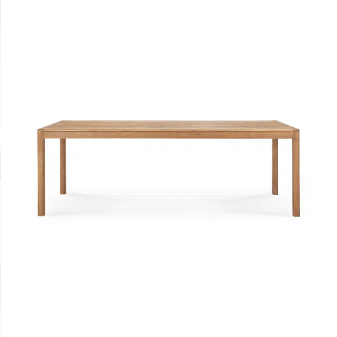 Jack outdoor table - teak - rectangular - 250x100x76 cm
