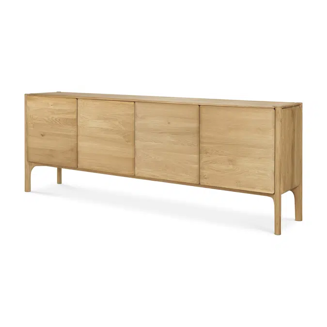 PI sideboard - oak - 2 doors - 119x45x83 cm