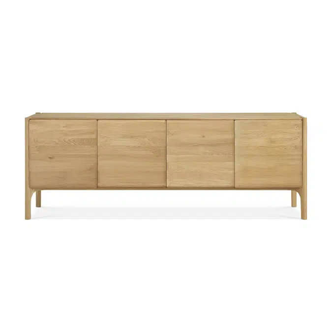 PI sideboard - oak - 2 doors - 119x45x83 cm