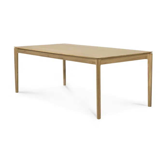 Bok table - oak - rectangular - 180x90x76 cm
