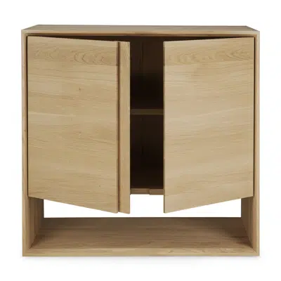 Image pour Nordic sideboard - oak - 2 doors - 80x40x78 cm
