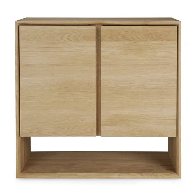 Nordic sideboard - oak - 2 doors - 80x40x78 cm