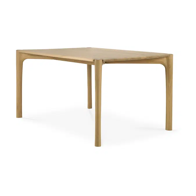PI table - oak - rectangular - 140x80x76 cm
