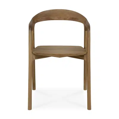 Image for Bok dining chair - teak - with arms 52x58x76 cm