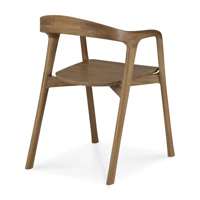 Bok dining chair - teak - with arms 52x58x76 cm