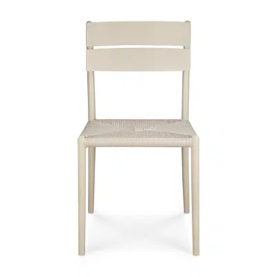 billede til Elin outdoor dining chair - aluminium - Sand 45x51x84 cm