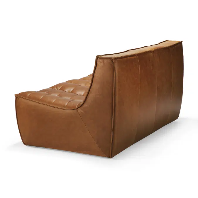 N701 modular sofa - Old Saddle leather - 2 seater - 140x91x76 cm
