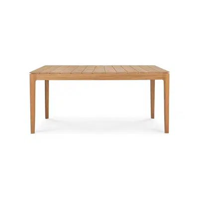 Image for Bok outdoor table - teak - rectangular - 162x80x76 cm