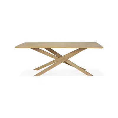Image for Mikado table - oak - rectangular - 240x110x76 cm