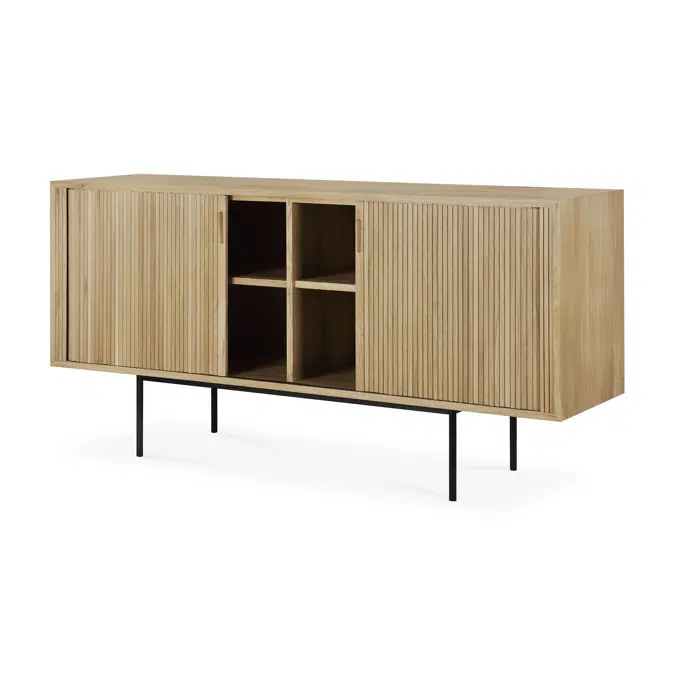 Roller Max sideboard - oak - 2 doors - 168x45x80 cm